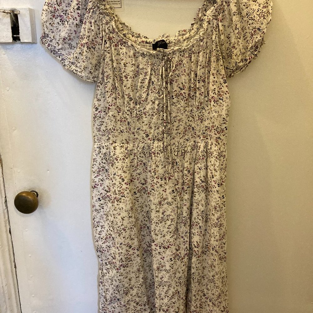 Jcrew floral dress in tall